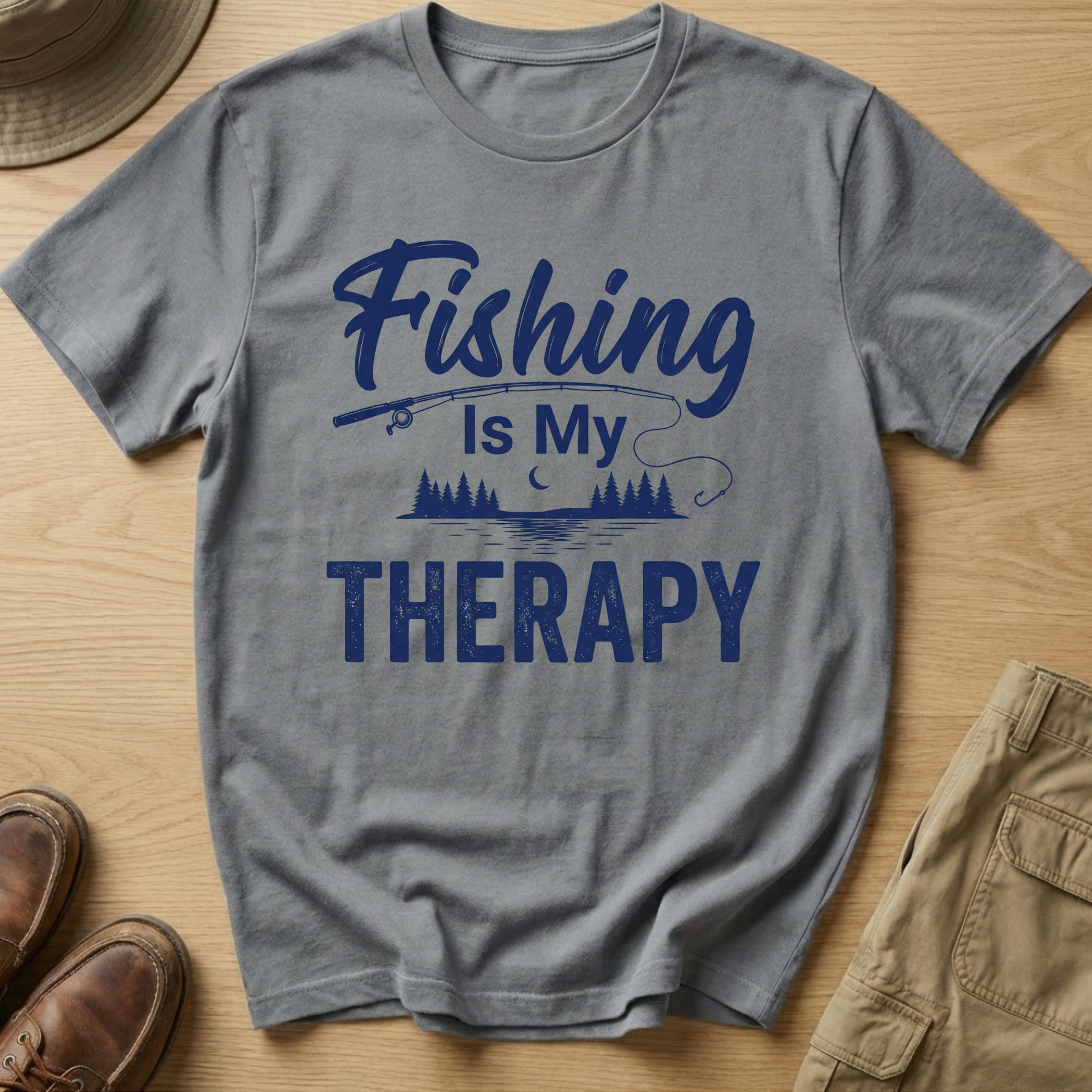 FISHING IS MY THERAPY T-Shirt
