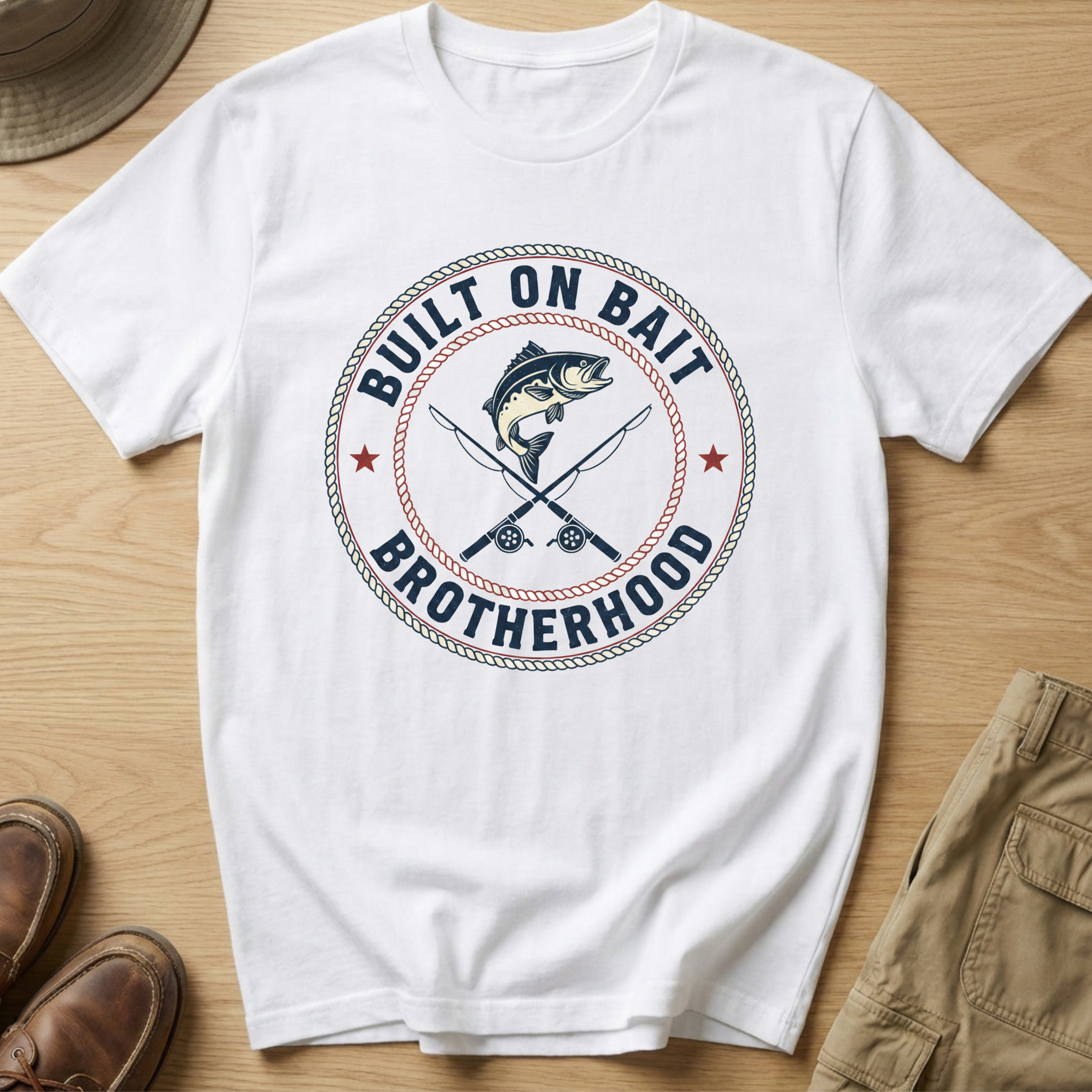 BUILT ON BAIT, BROTHERHOOD T-Shirt