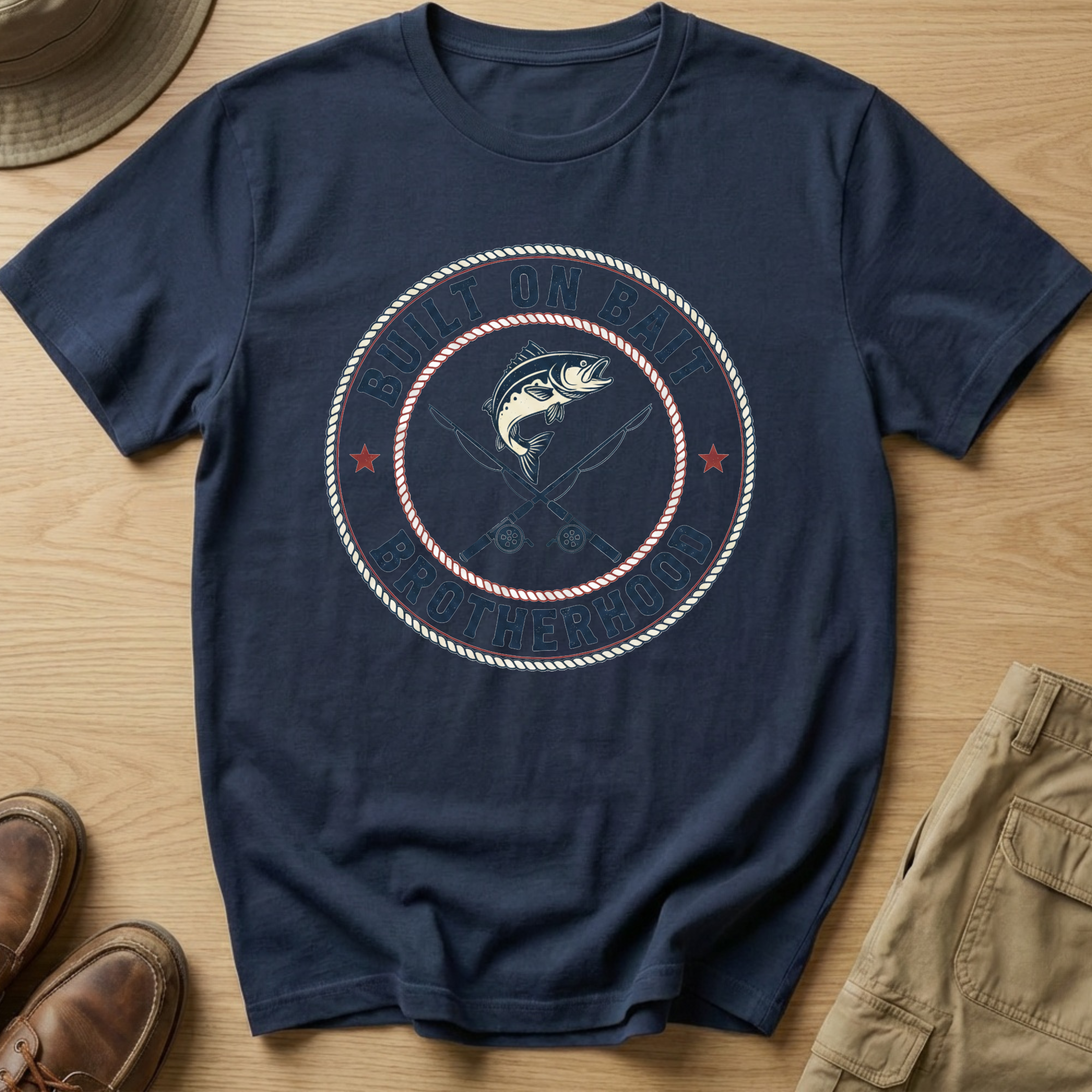 BUILT ON BAIT, BROTHERHOOD T-Shirt