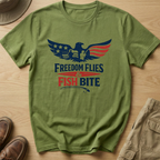 FREEDOM FLIES & FISH BITE T-Shirt