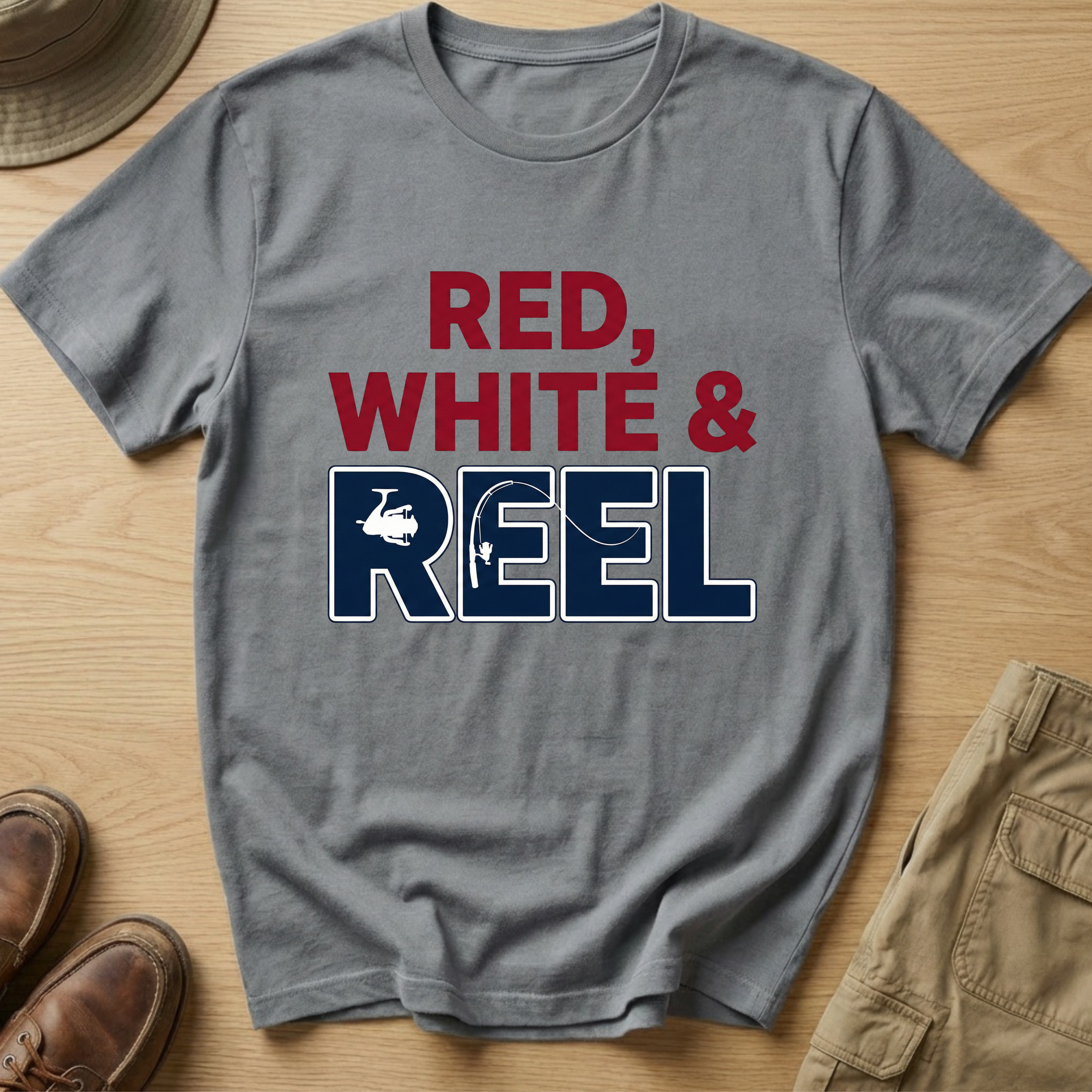 RED, WHITE & REEL T-Shirt