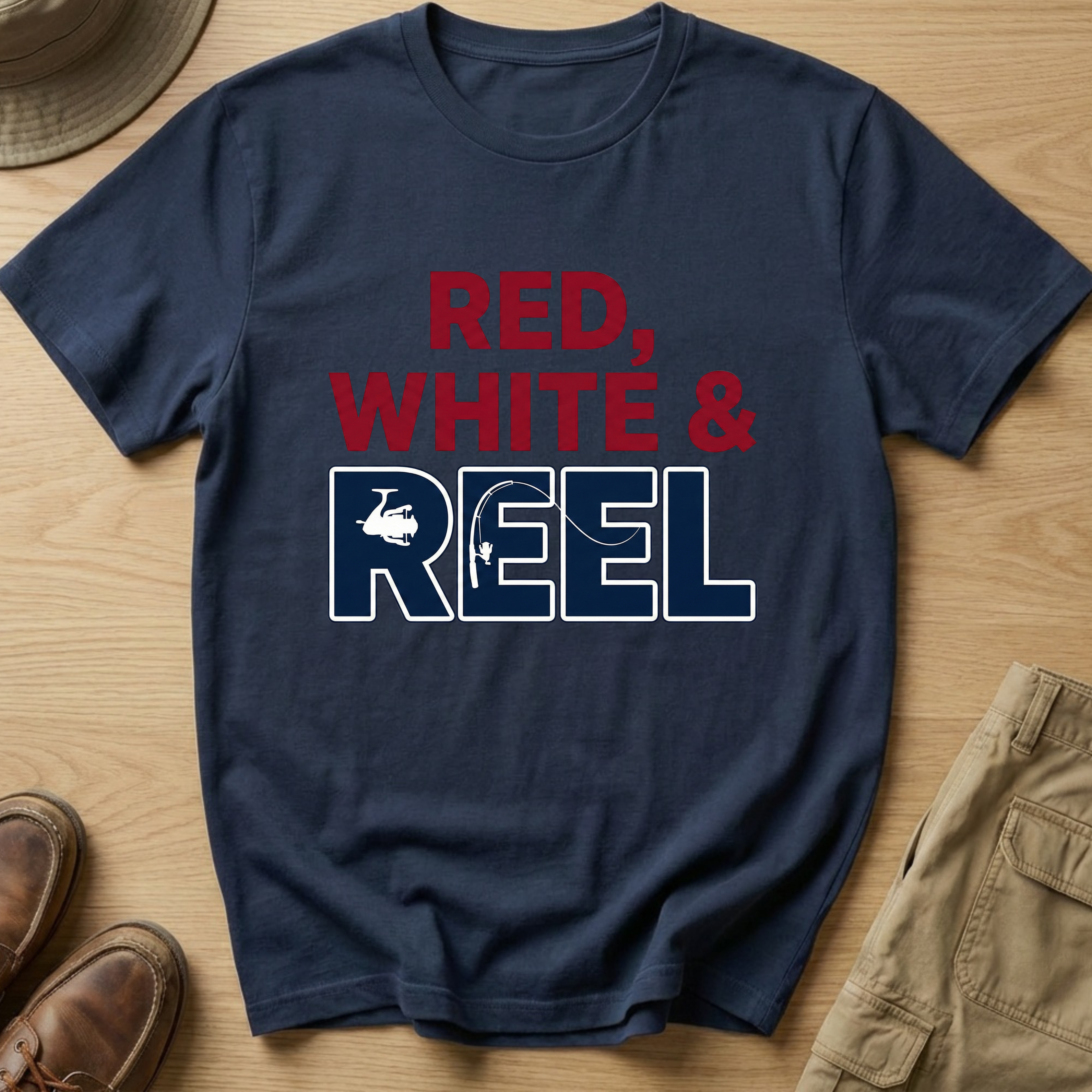 RED, WHITE & REEL T-Shirt