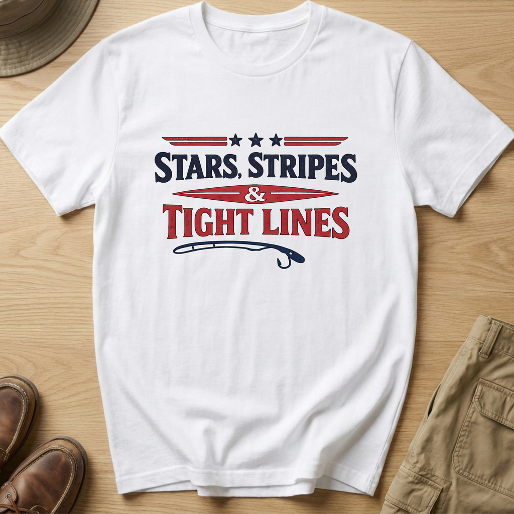STARS, STRIPES & TIGHT LINES T-Shirt