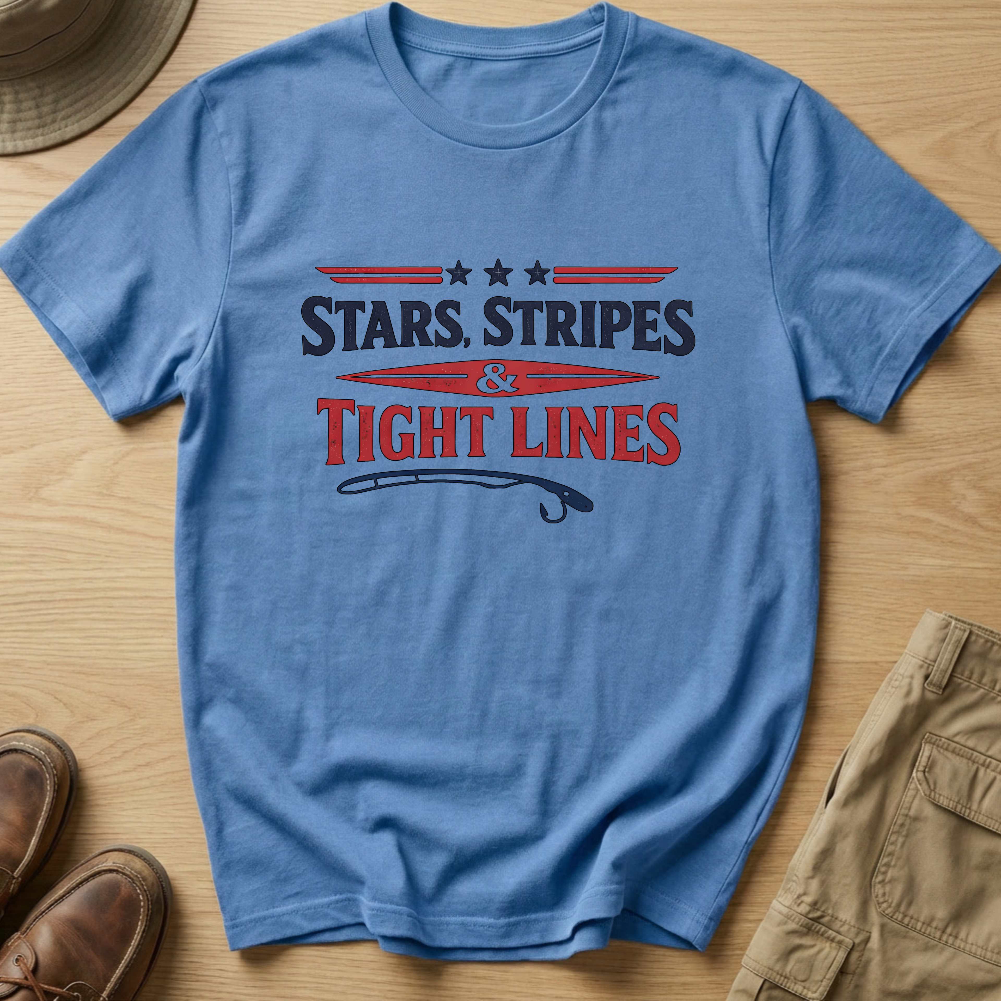 STARS, STRIPES & TIGHT LINES T-Shirt