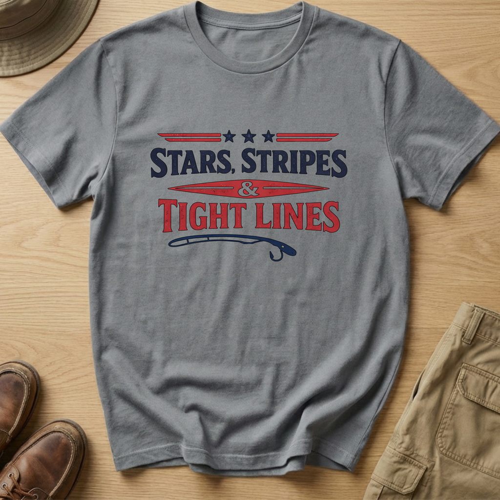 STARS, STRIPES & TIGHT LINES T-Shirt
