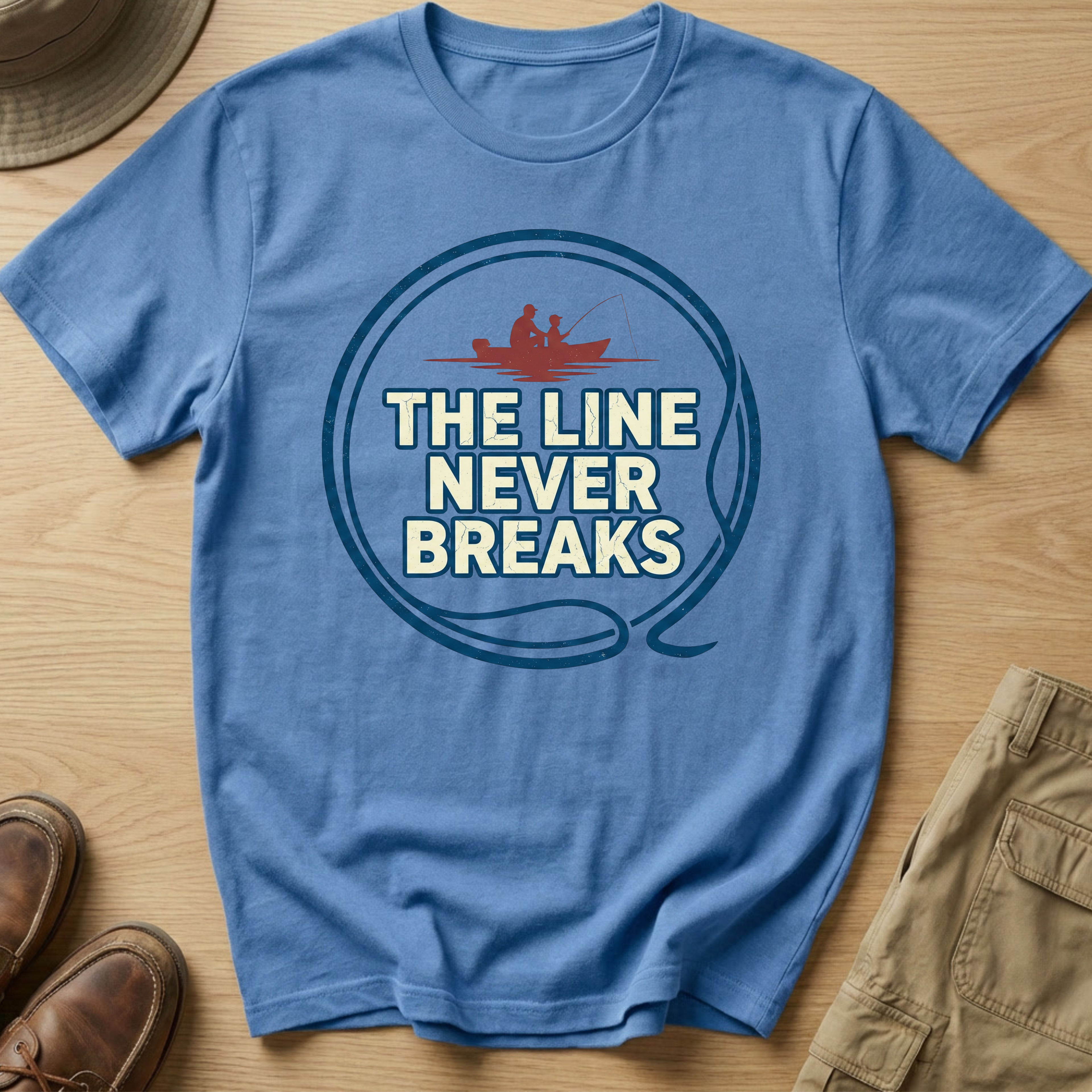 THE LINE NEVER BREAKS T-Shirt