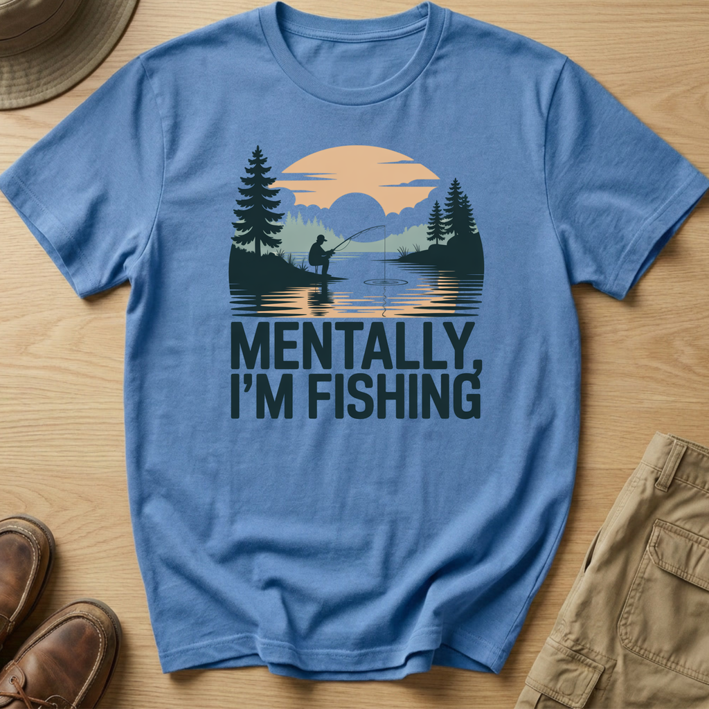 MENTALLY IM FISHING T-Shirt