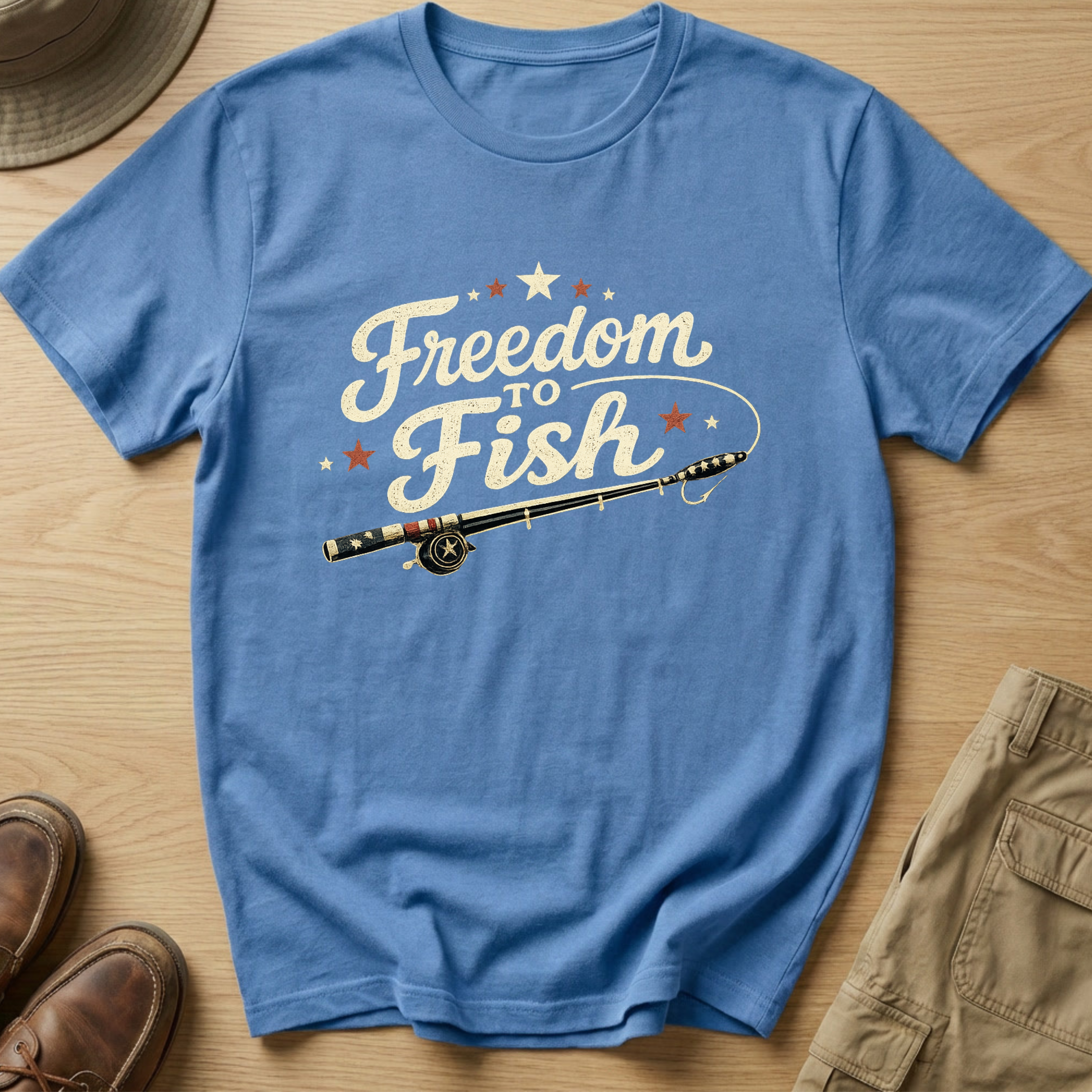 FREEDOM TO FISH T-Shirt