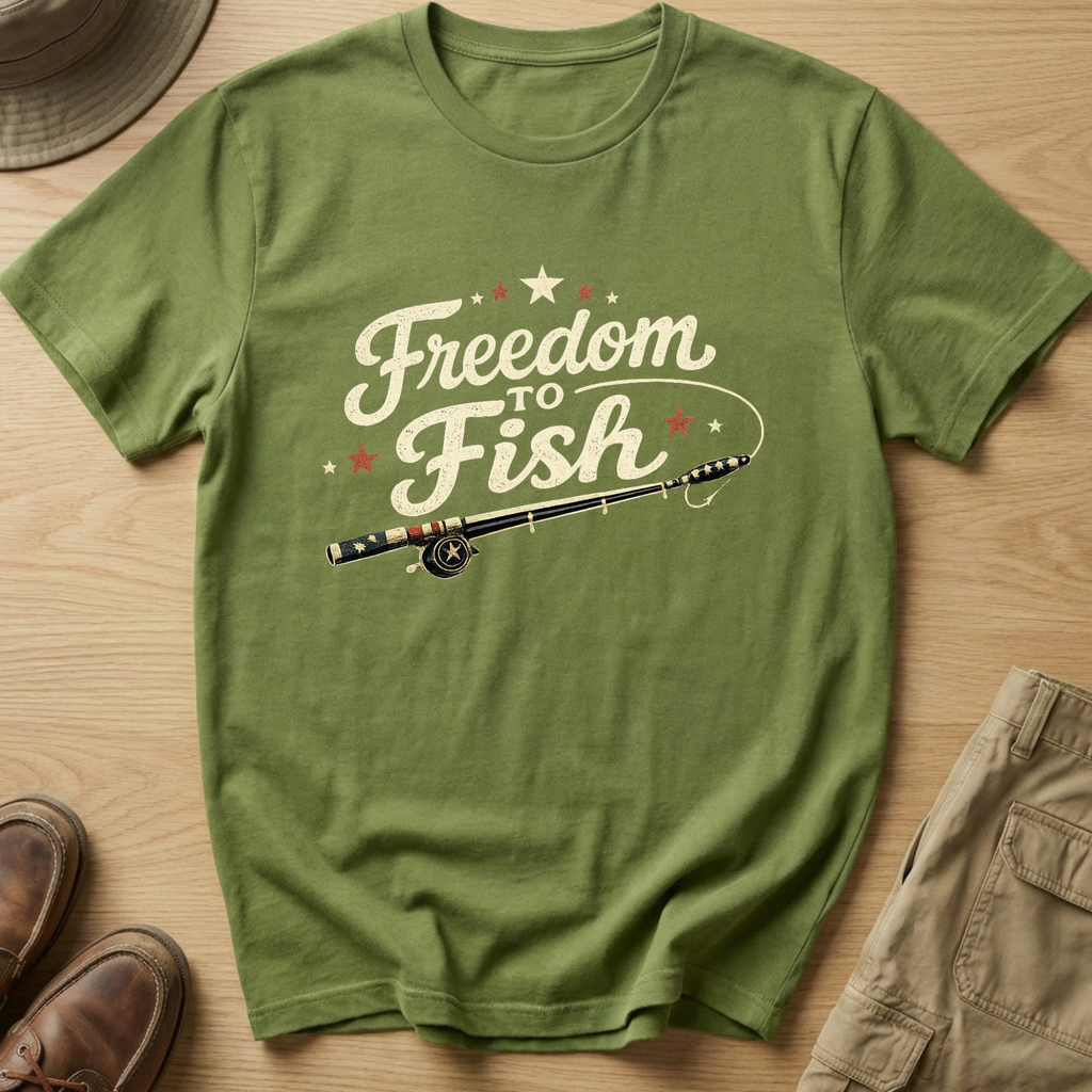 FREEDOM TO FISH T-Shirt