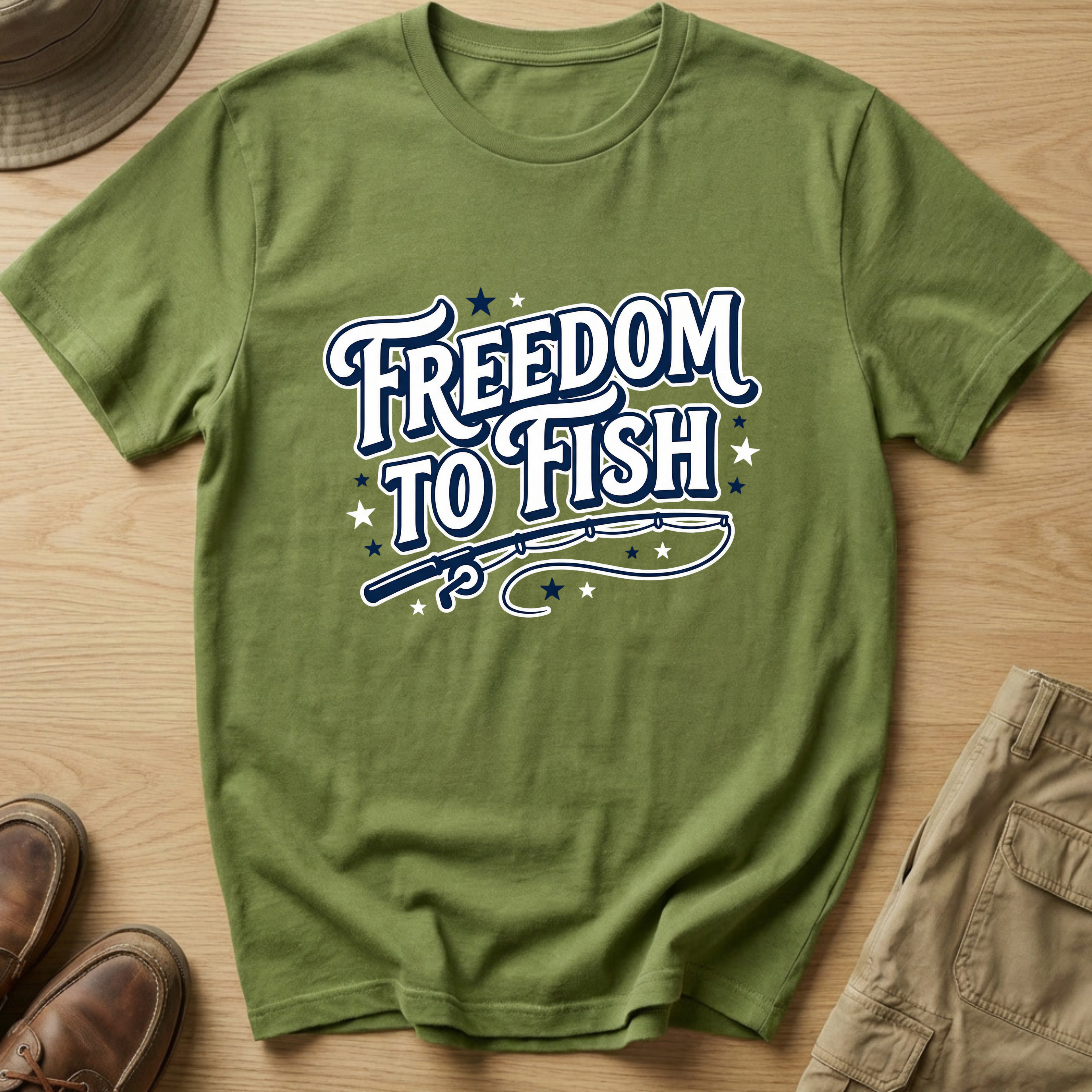FREEDOM TO FISH T-Shirt
