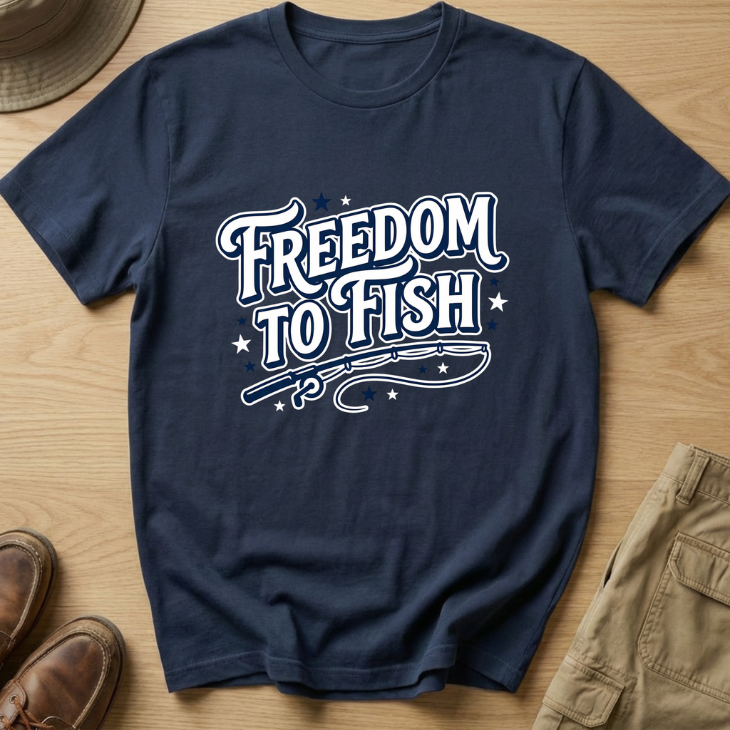 FREEDOM TO FISH T-Shirt