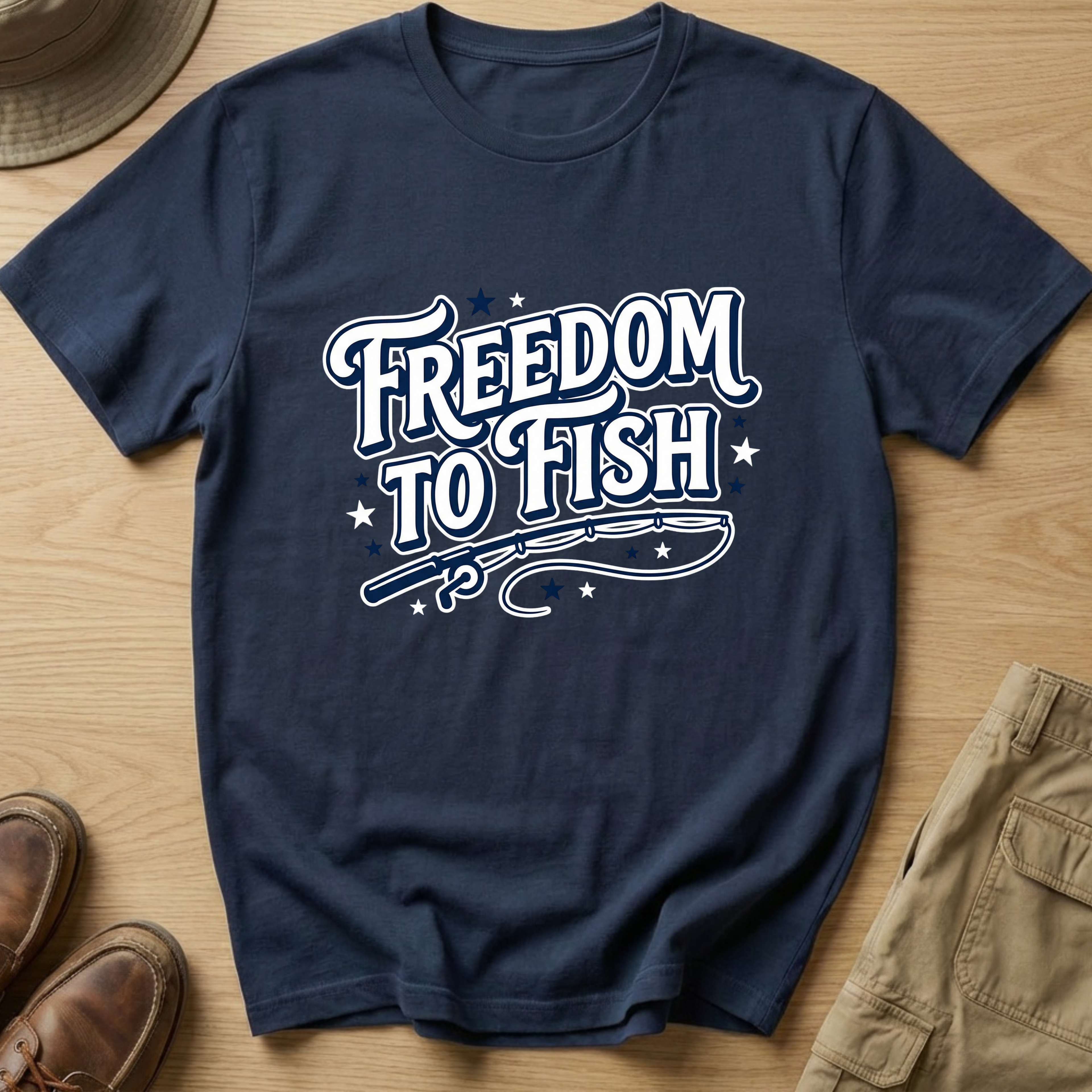 FREEDOM TO FISH T-Shirt