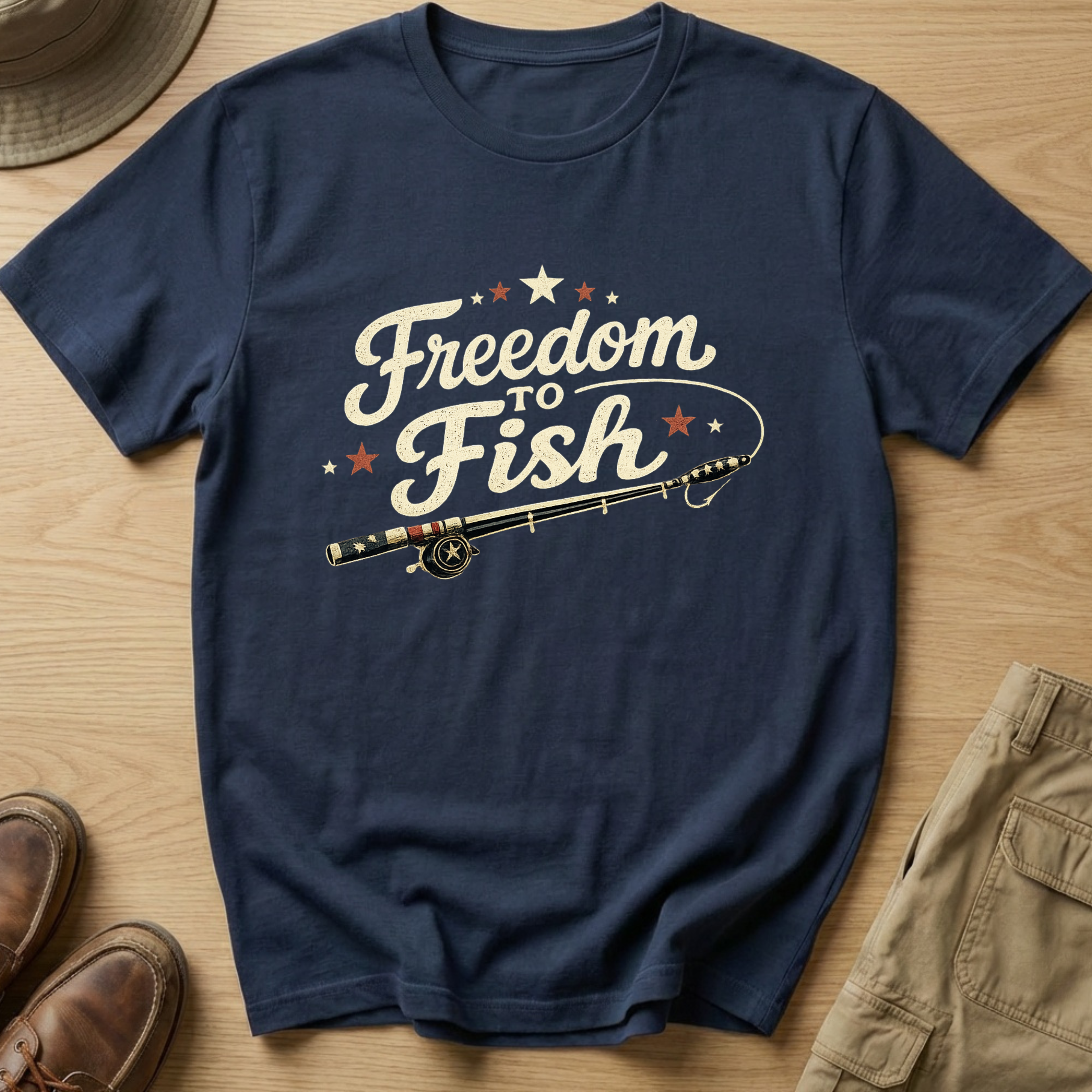 FREEDOM TO FISH T-Shirt
