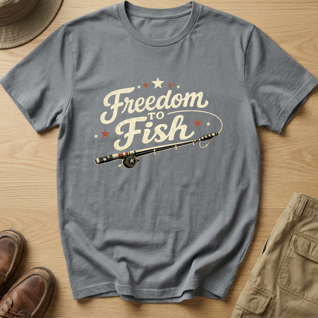 FREEDOM TO FISH T-Shirt