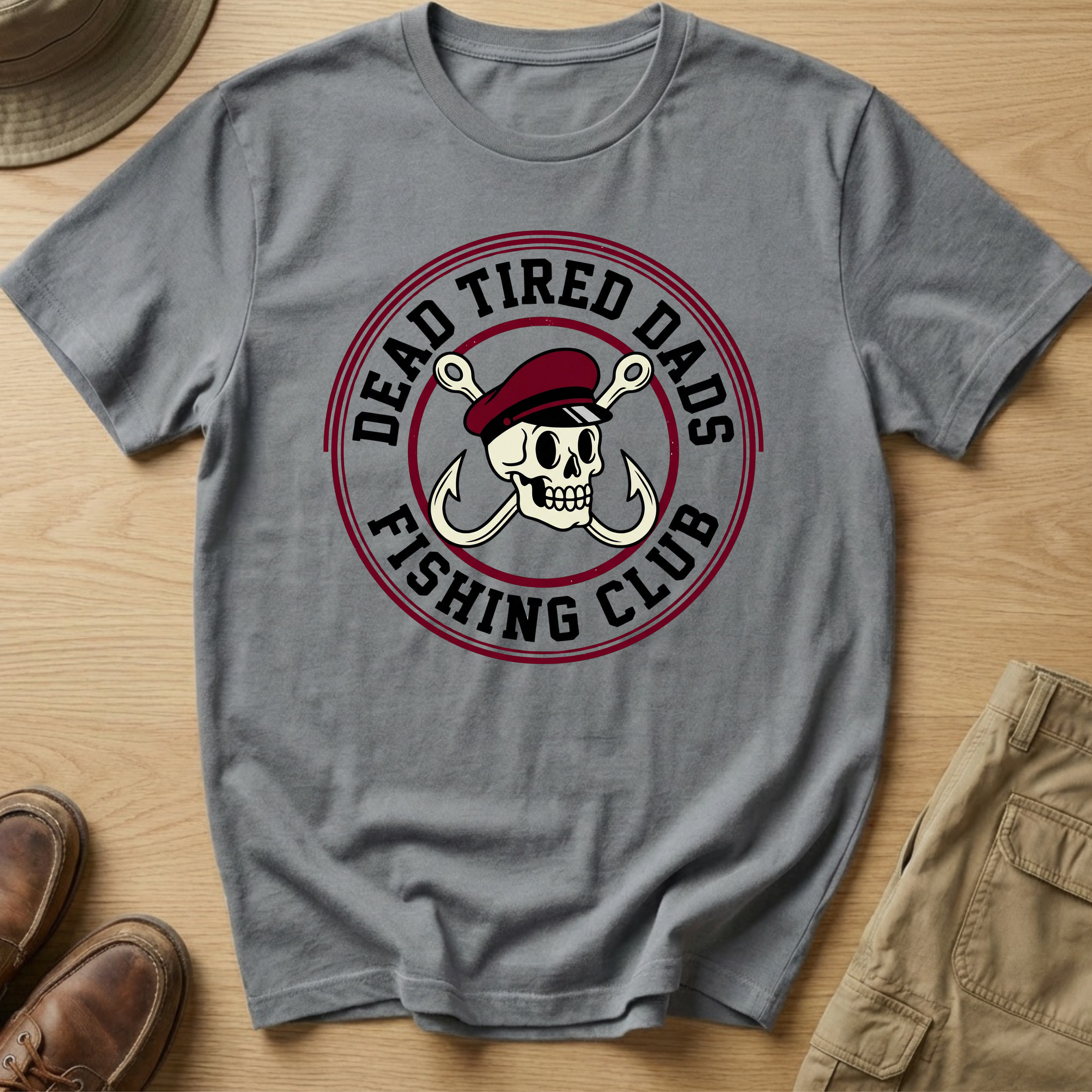 DEAD TIRED DADS BADGE T-Shirt